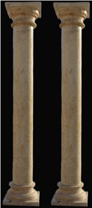 Customize Natural Marble Stone Column Roman