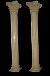Customize Natural Marble Stone Column Roman