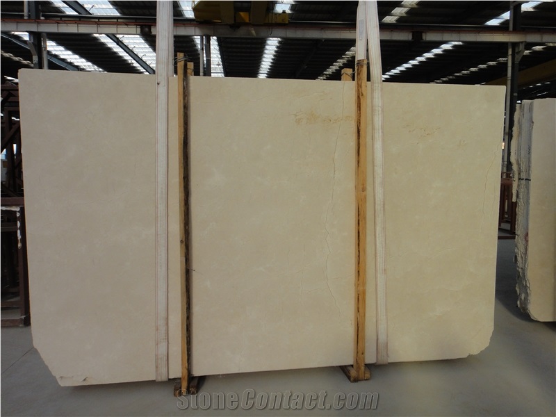 High Quality Crema Marfil Marble Slabs & Tiles For Flooring
