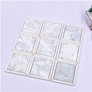 Bianco Sievc White Mosaic Greek Crystal