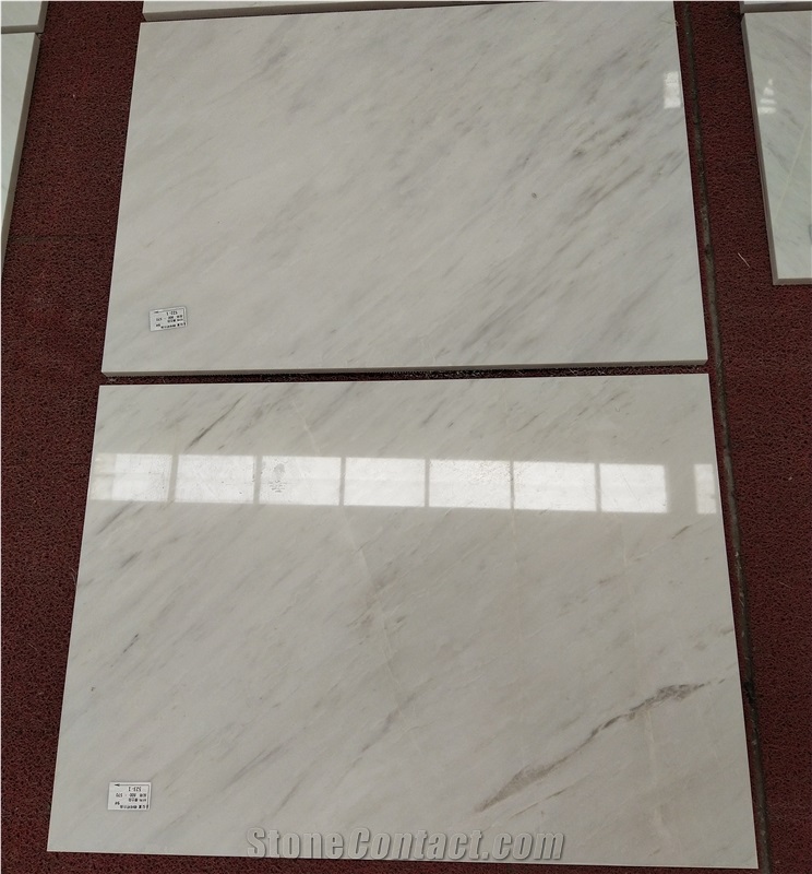 Ariston White Natural Marble Floor Wall Slab Tile