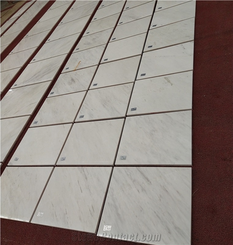 Ariston White Natural Marble Floor Wall Slab Tile