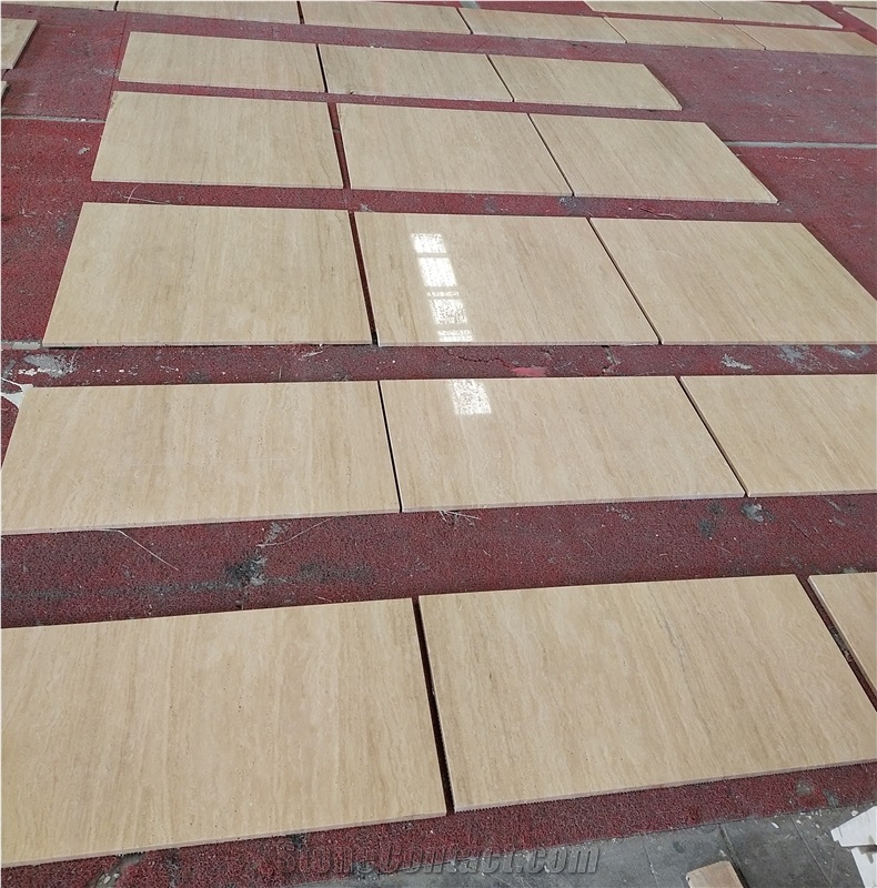 Beige Travertine Slabs Floor Wall Tiles