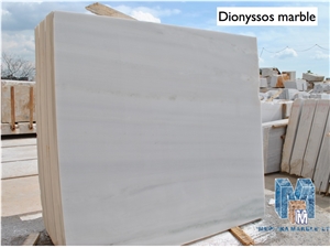 Dionyssos White Marble Polished Slabs & Tiles