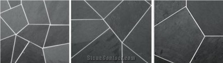 Brazil Montauk Black Slate Tiles & Slabs