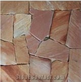 Coral Pink Quartzite Tiles - Pink Quartzite Floor Tiles