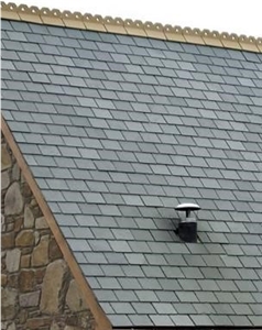 Roofing Tiles - Grey Green Slate Roof Tiles