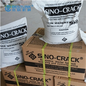 Sino-Crack Expansive Powder for Quarry Demolition