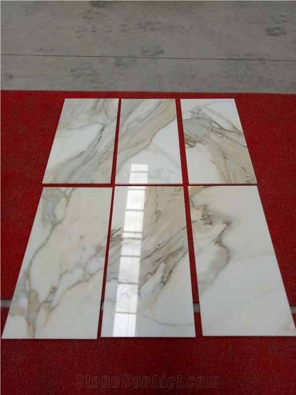 Calacatta Gold Marbles Tiles in Various Sizes
