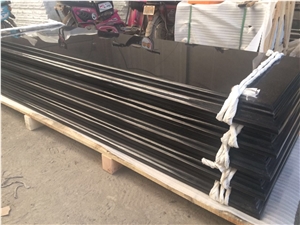 China Shanxi Black Granite Slabs Tiles