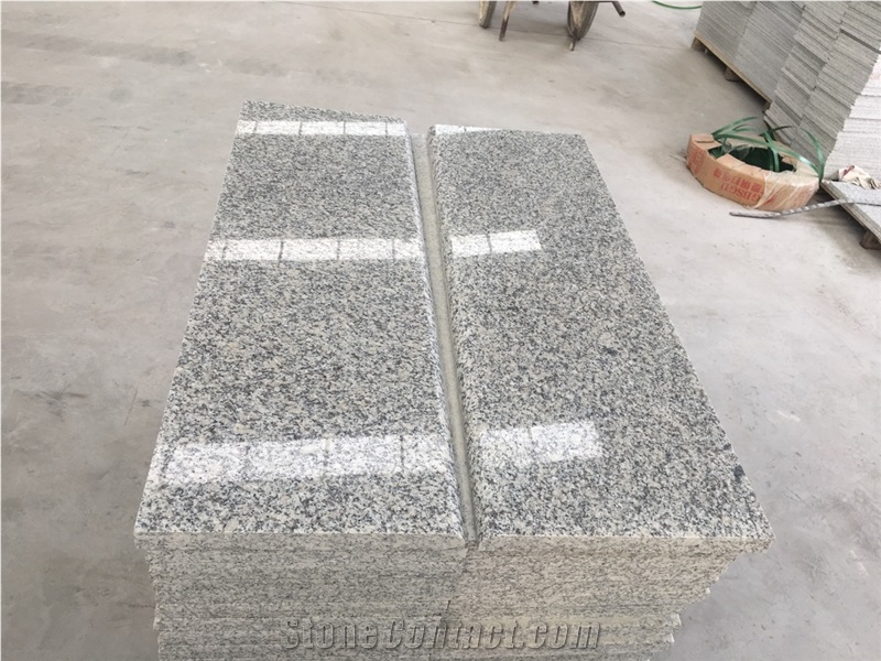 G602 Stairs Project Chinese Granite Light Grey