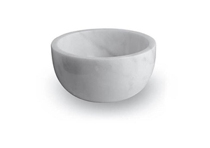 Round Basin Sink White Marble