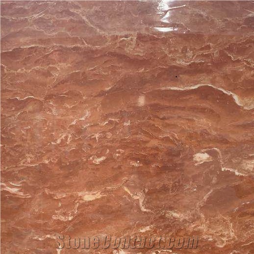 Tea Rose Rosa Red Marble Tiles and Slabs