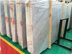 White Bianco Carrara Marble Slab Tile