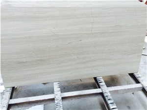 White Wood Grain Marble for Flooring Walling