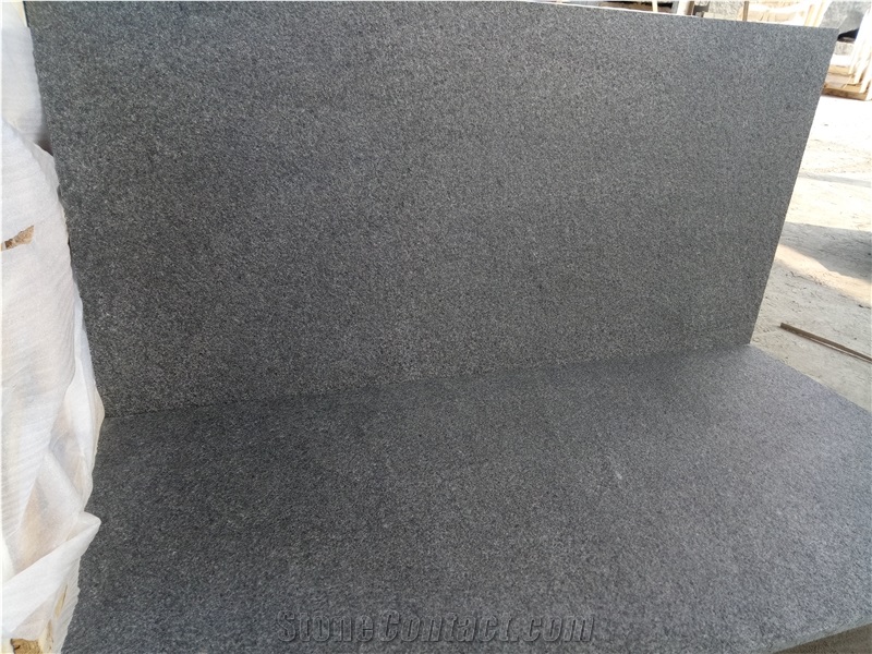 Yixian Black China Granite Slabs Tiles