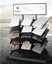 Quartz Marble Granite Stone Sample Metal Display Rack
