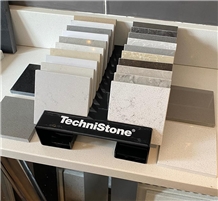 Quartz Table Display Stand In Showroom