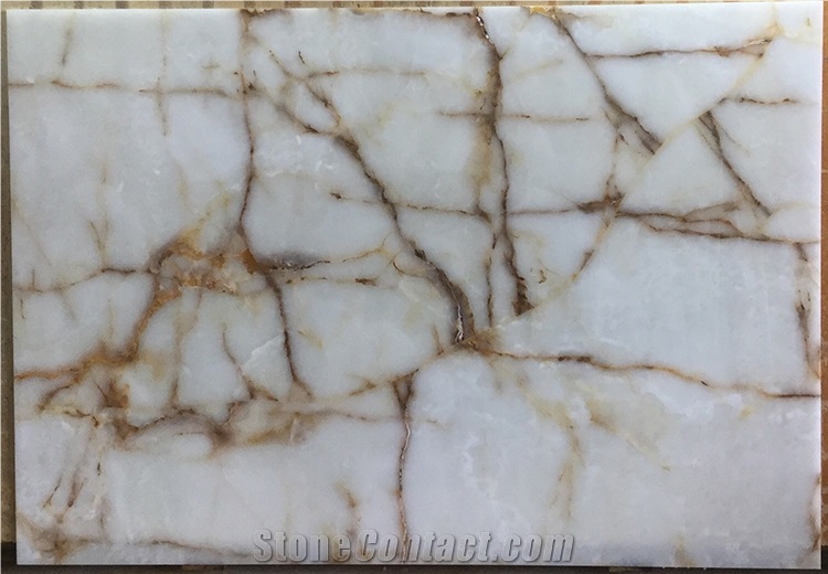 Cheap White Onyx Slab Stone Price