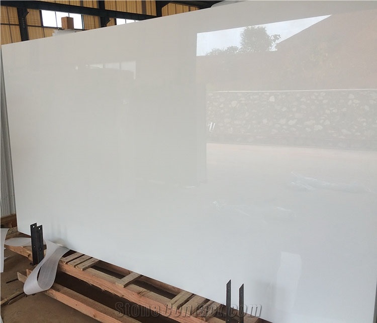 Crystal White Glass Artificial Nano Marble