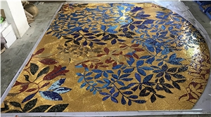 Decorative Bird Glass Mosaic Pattern