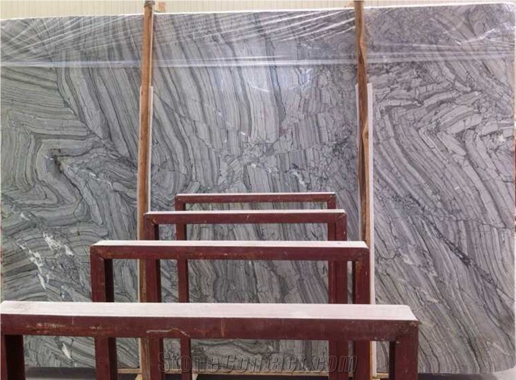 Fossil Stone Wood Grey Marble