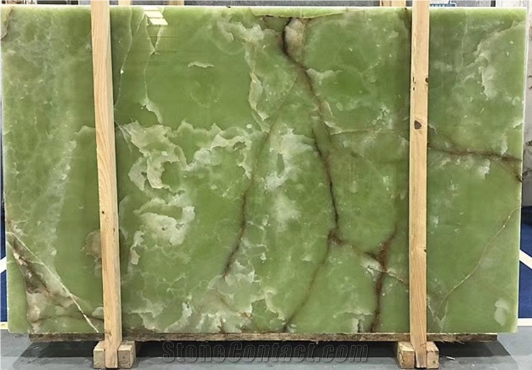 green onyx slabs