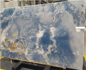 YDSTONE Factory Price Blue Stone Jade Onyx Slabs