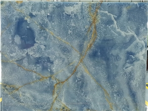 YUANDA Blue Premium Onyx Slabs