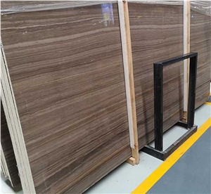 YUANDA Coffee Wood Vein Natural Marble Slabs