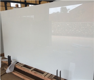 YUANDA Crystal White Glass Nano Stone Slabs
