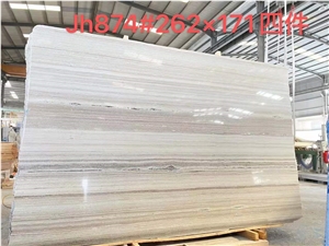 Crystal Wood Grain Grey Marble Polished Slabs