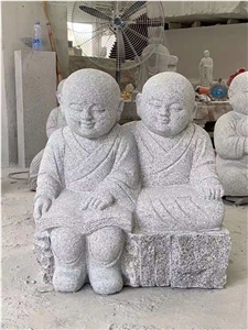 New G603 China Grey Granite Honed Human Sculptures
