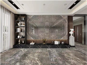 Turkey Hermes Grey Marble Polished Floor Tiles