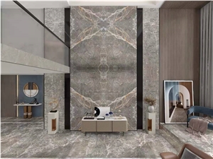 Turkey Hermes Grey Marble Polished Wall Cladding