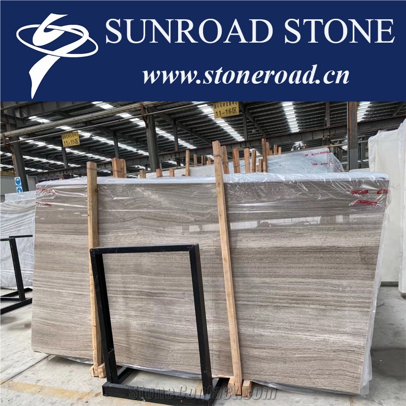 Quarry Owner Of Grey Wood Marble Wooden Grey Marble Slabs