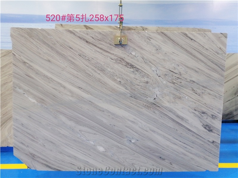 Chinese Palissandro White Marble Slabs