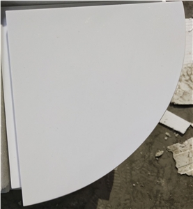 Pure White Artificial Stone Engineer Marble Slabs