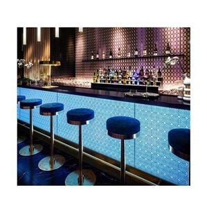 Artificial Stone Led Bar Counter