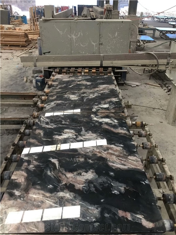 Black Yinxin Palissandro Marble for Tabletops
