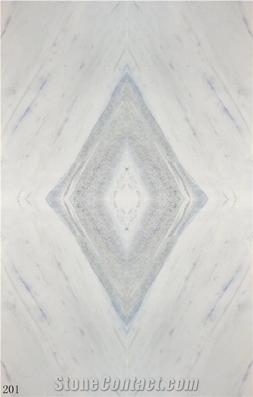 Blue Vein White Marble Calacatte Blue Wall Tiles
