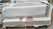Brazil Rose White Granite Countertop with Back Splashes