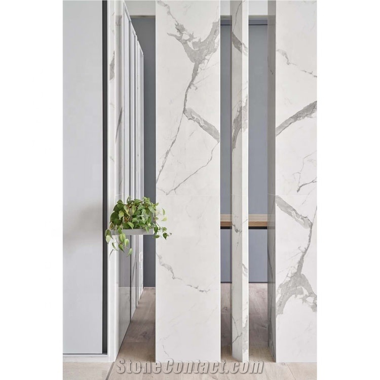 Calacatta White Marble Polished Wall Tile
