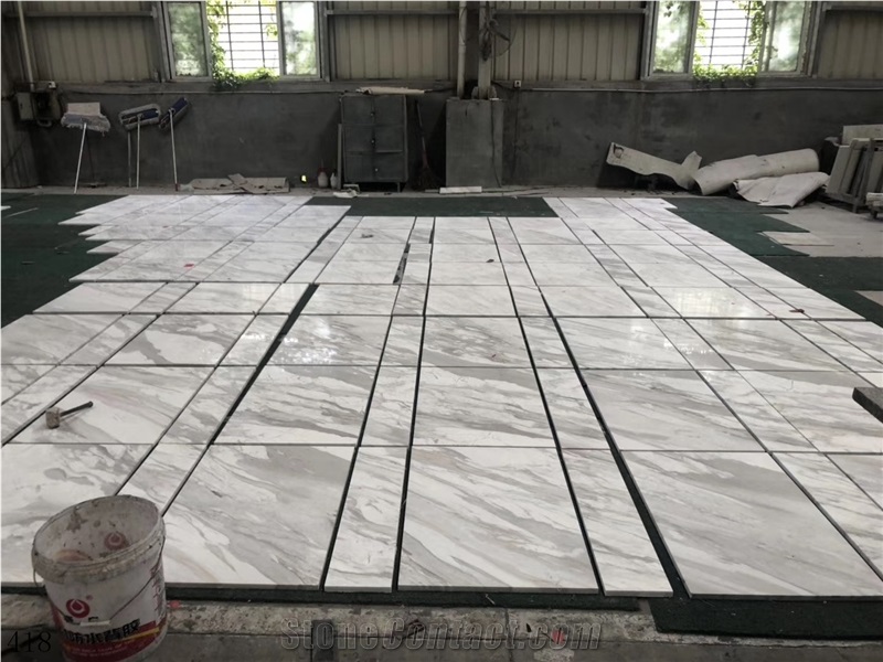 California White Marble Grey Vein Wall Floor Tiles