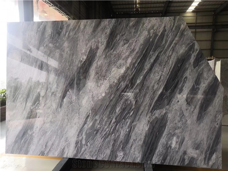 Carrara Grey Nuvolato Classico Marble Big Slabs