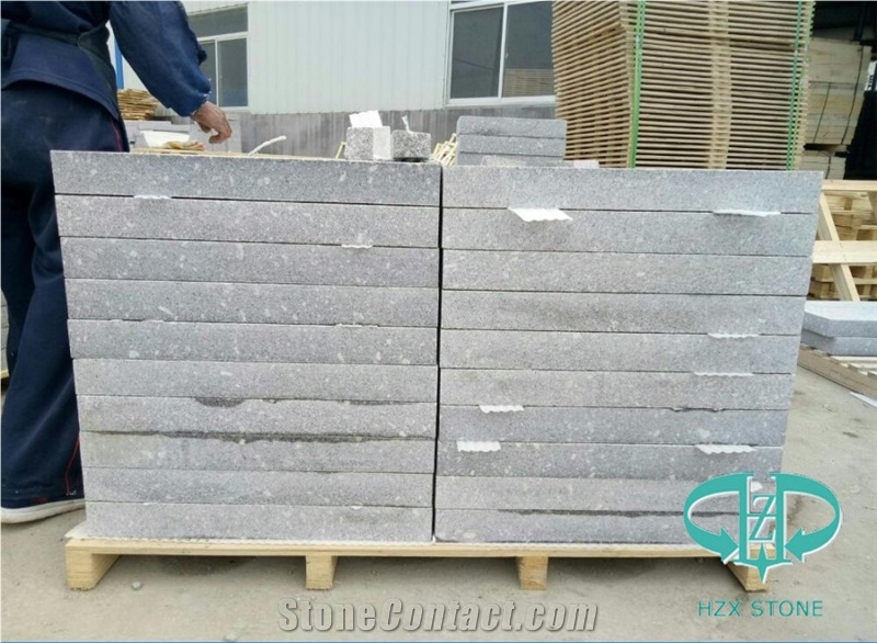 Cheap Chinese Spray Grey Granite Tiles