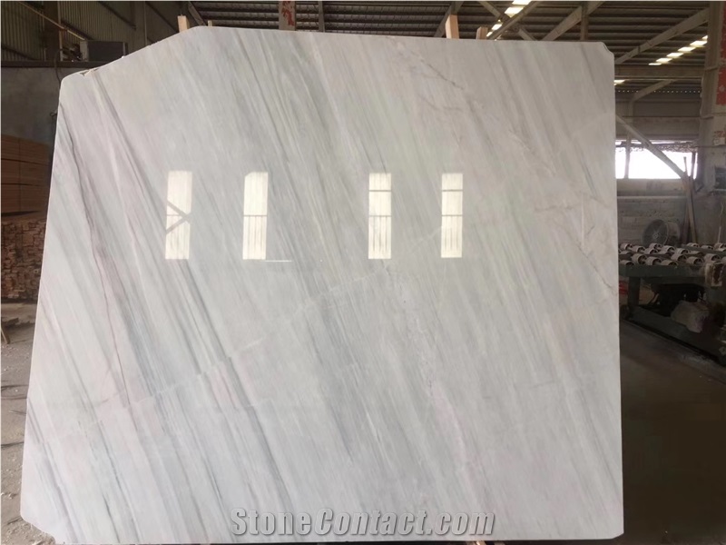 China Bianco Milan Marble Slab Wall Floor Tiles