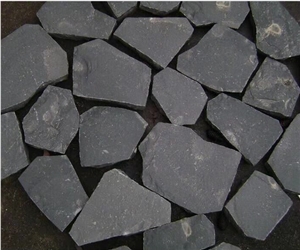 China Black Lava Stone Basalt Cobble Stone