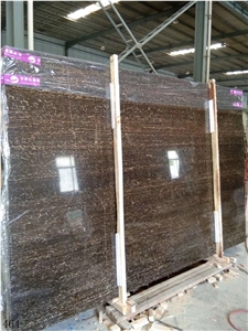 China Black Portoro Marble Gold Vein Floor Tiles