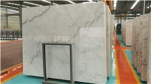 China Carrara White Guangxi White Marble Slabs